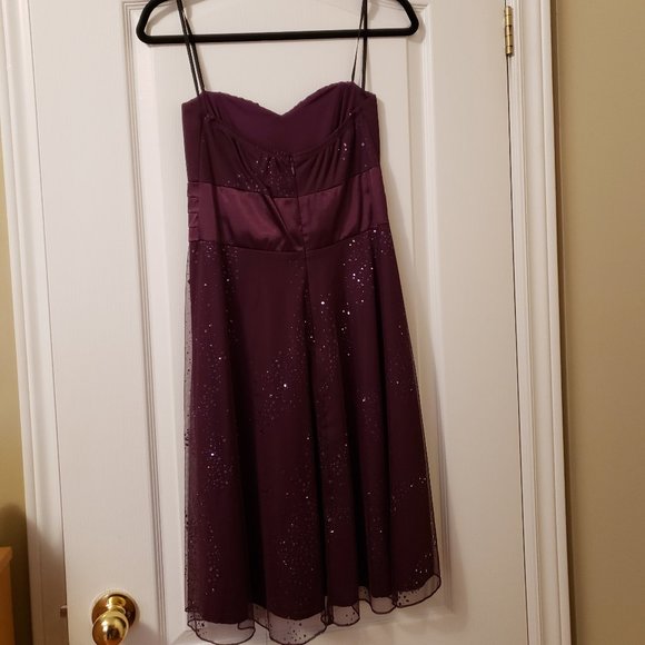 Majora purple strapless dress size medium - Picture 2 of 2